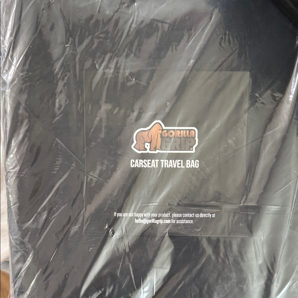 Gorilla Grip Black Car Seat Travel Bag
